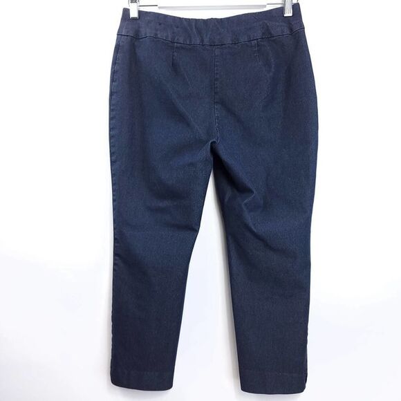 Chico's Dark Blue So Slimming Brigitte Crop Jeans - Picture 2 of 9